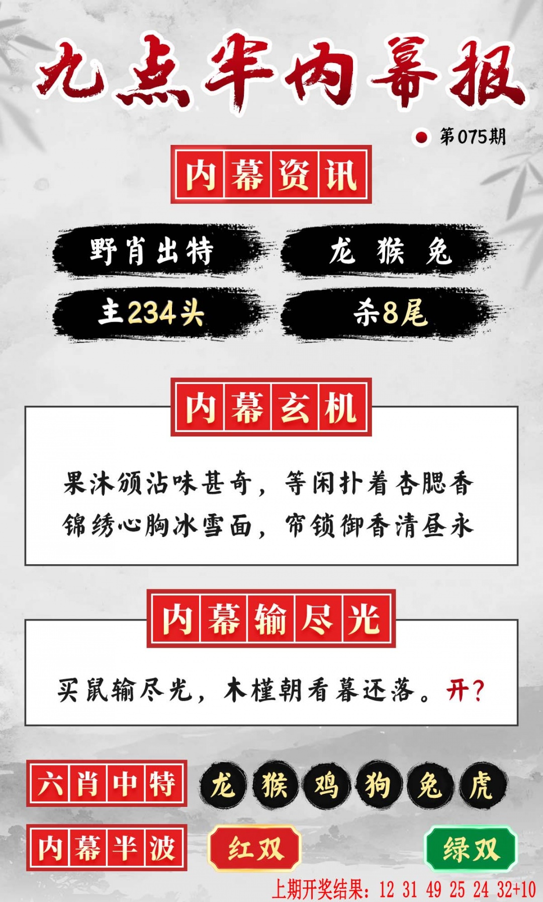 075期九点半内幕报[图]